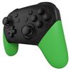 eXtremeRate Green Replacement Handle Grips for Nintendo Switch Pro Controller, Soft Touch DIY Hand Grip Shell for Nintendo Switch Pro - Controller NOT Included