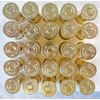 25 Dummy Rounds - Denix Solid Metal Display Pieces