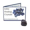 Iolite Polished Tumblestone Healing Crystal Crystal Only