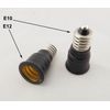 10pcs E10 To US E12 Candelabra Base Socket LED Light Bulb Lamp Adapter Converter