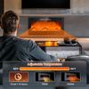 36 Inch Electric Fireplace Inserts, in-Wall Recessed & Wall Mounted,Remote&Timer