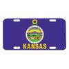 Kansas State Flag License Plate Auto Tag