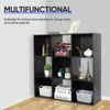 Black 9-Cube Closet Organizer Storage Shelf Save Space Bedroom Bookrack Durable