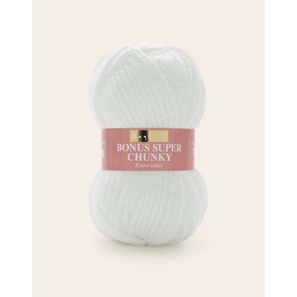 Sirdar Hayfield White Bonus Yarn - 100g Super Chunky