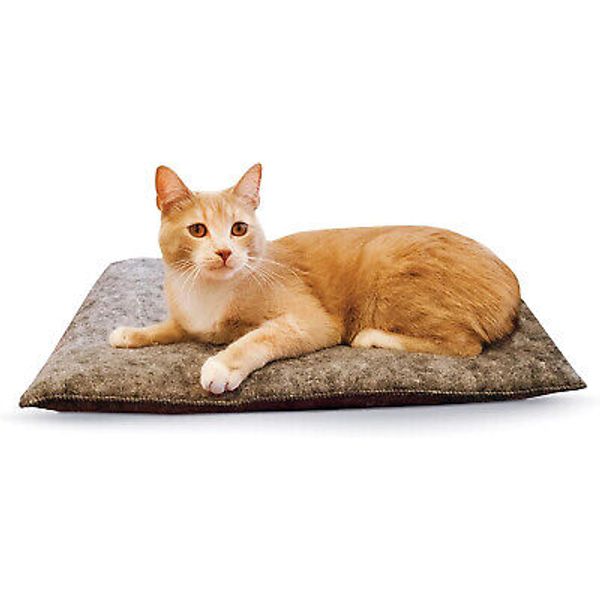 K&H Pet Products Amazin Kitty Pad, Indoor Unheated Cat Bed Traps Hair Dander