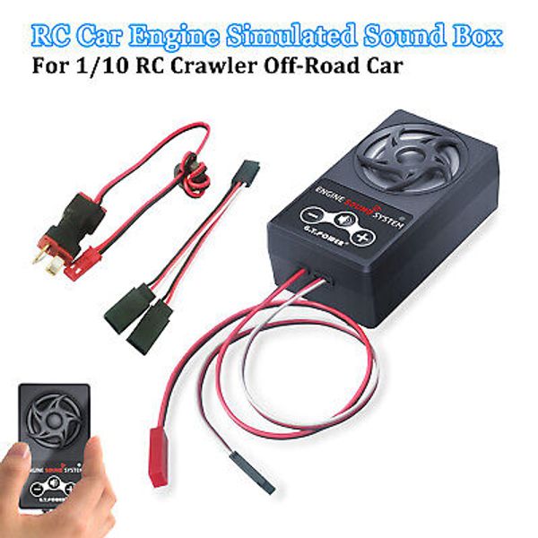 RC Car Engine Sound Simulated System Module 58 Sounds for 1/10 RC Crawler D8H6