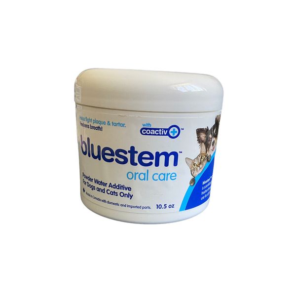 BLUESTEM Pet Water Powder Plaque Tartar Dogs Cats Oral Care Fresh Breath 12/20