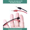 BOCEUC BNC Test Leads, BNC (F) to Stackable Pin Tip Plugs, Test Lead Breakout Cable for Multimeter