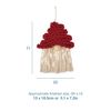 Trimits Make Your Own Macramé Decoration Kit, Festive Gonk