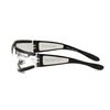 Bobster Shield 2 ®, Gloss Black Temple, Clear Lens