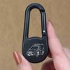 Azeeda 'Police Dog Van' Compass Keyring (KC00032350)
