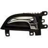Dorman 97742 Front Driver Side Interior Door Handle Compatible with Select Hyundai Models, Chrome; Black