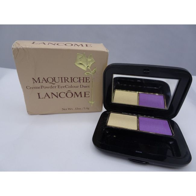 LANCOME MAQUIRICHE CREME POWDER EYE - SAFRON/MAUVETTE LOT OF 2