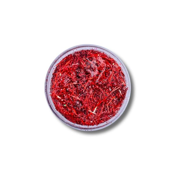 Jel Formlu Parlak Glitter - Diamond Red