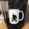 ThisWear Easter Bunny Decor Sasquatch Easter Bunny Easter Basket Stuffers 15oz Ceramic Coffee Mug with Handle Sasquatch Bunny