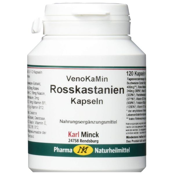 Karl Minck Horse Chestnut Capsules, 120 Capsules