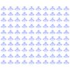 Hyamass 100pcs Mini Clear Plastic Suction Cups Without Hooks (Diameter 20mm)