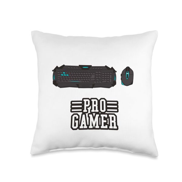 I Play The Keyboard - Pro Gamer Throw Pillow