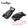 12pcs Pack Mix Colors 5/8" Compass Flint Scraper Fire Starter Whistle Buckle Plastic Paracord Bracelet Outdoor Camping Emergency Survival Travel Kits #FLC158-FWC(Mix-s)