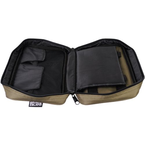 Carp Fishing 2 Rod Buzzer/Buzz Bar Bag Pouch Bite Alarm Bank Stick Rest (Green)