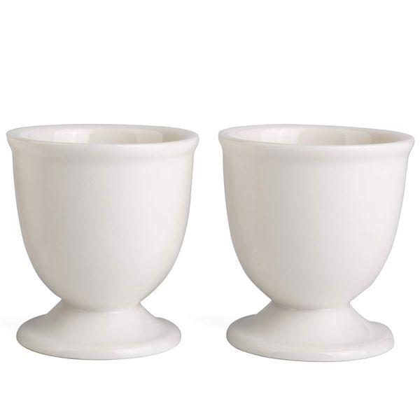 Ceramic Egg Cups Set of 2 for Soft Hard Boiled Eggs