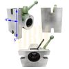 Horizontal & Vertical Angle Collet Fixture 5C Angle Drill Milling Lathe Grinding