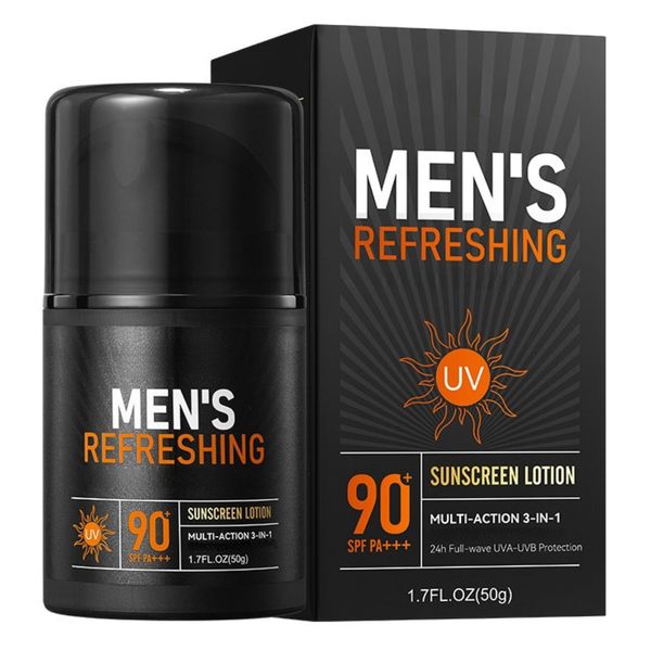 Men's Refreshing Sunscreen, Sunscream for Face & Body