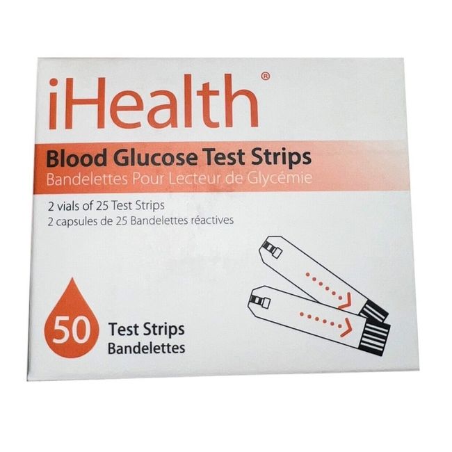 Test Strips for iHealth BG5 Smart-Gluco Wireless Monitoring Systems (50-Pack)