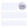 NUOLUX Plastic White Collar Stays in 3 Sizes 200pcs