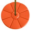 Swingan Cool Disc Swing with Adjustable Rope (Fully Assembled), Orange