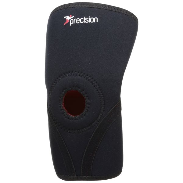 Precision Training Neoprene Knee Free Support - Black/Red, Small