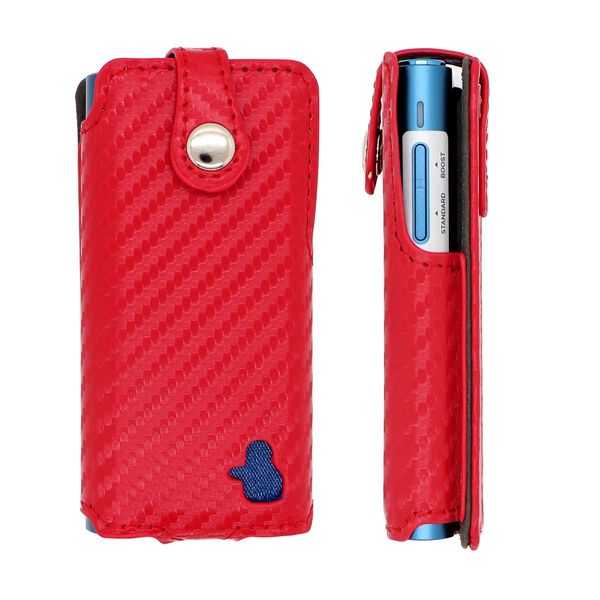 CaseGuider Glow Hyper Air Case, Glo Hyper Air Case, Glow Hyper Air Cover, Glo Hyper Air Cover, Electronic Cigarette Case, Glow Hyper Case, Protective Case, Simple, red