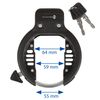 M-Wave 231461 Frame Lock Ring Black