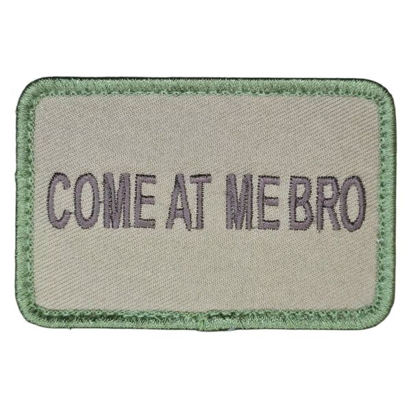 COME AT ME BRO MILITARY ARMY TACTICAL MULTICAM HOOK MORALE PATCH