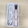 AIRSEE Cordless Nail Lamp with Stand,LCD Display (Pink)