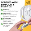3DFitBud Simple Step Counter Walking 3D Pedometer from 3DActive with Clip & Lanyard - A420S - White