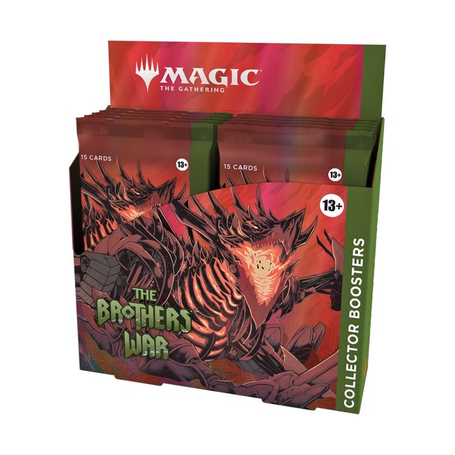 Magic: the Gathering Brothers War Collector Booster, English Version (Box), Pack of 12, D03120000 MTG Trading Card Wizards of the Coast D03120000