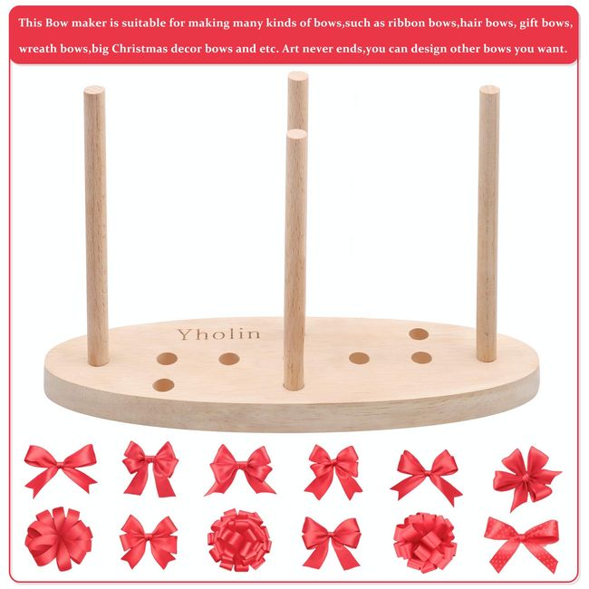 Durable Wooden DIY Bow Maker Tool For Ribbon Party Decorations & Various  Crafts