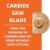 FEIN 63502118210 Segmented Tungsten Carbide Saw Blade, Colour Coded, 3 x 3/32"