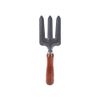 GARDEN HAND FORK WITH WOOD HANDLE