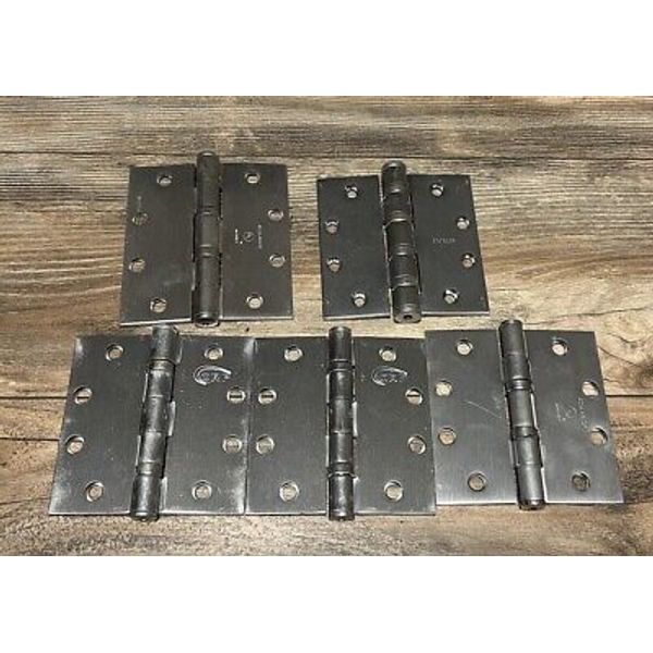 Lot of 5 COMMERCIAL DOOR HINGE SATIN FINISH