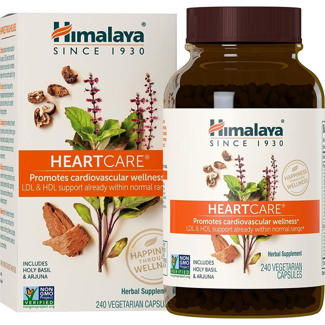 Himalaya HeartCare, Cholesterol and Blood Pressure Supplement for Cardiovascular