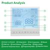Wengart Digital Thermostat WG903,Programmable Thermostat,Water Heating Link Boiler,Precise Temperature Control,Suitable For Heating Systems,White