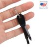 5pcs Key Ring Screwdriver EDC Tool Set Outdoor Pocket Mini Tool Keychain Black