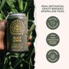 Rishi Tea Black Lemon Sparkling Botanicals Sparkling Water - Organic, Unsweetened, Zero Added Sugar, Caffeinated, Craft-Brewed From Real Plants - 12 oz (Pack of 12)