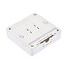sourcing map Push to Exit Button Release Switch Door Access Control System PC Panel 86mmx86mm 12V 3A White 4 Pcs