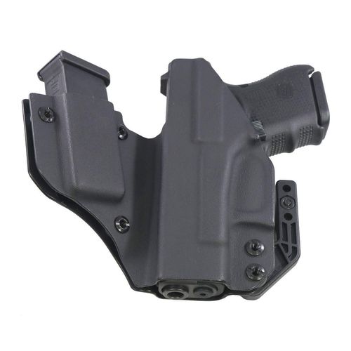 Fierce Defender IWB Kydex Holster Compatible with Glock 26 27 +1 Series W/Claw -Made in USA- (Black)