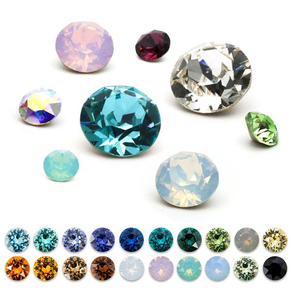 swalo swarovski chaton (ss24) (emerald)