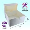 Culpitt 10" Round Silver Cake Drum Board & White Box Combo - 3 Pack Multipack
