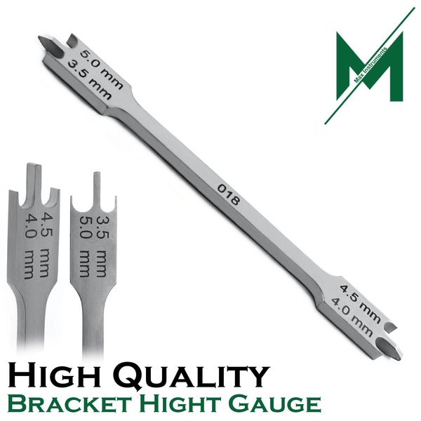 Dental Bracket Height Gauge 022 Orthodontics Premium High Quality Instruments